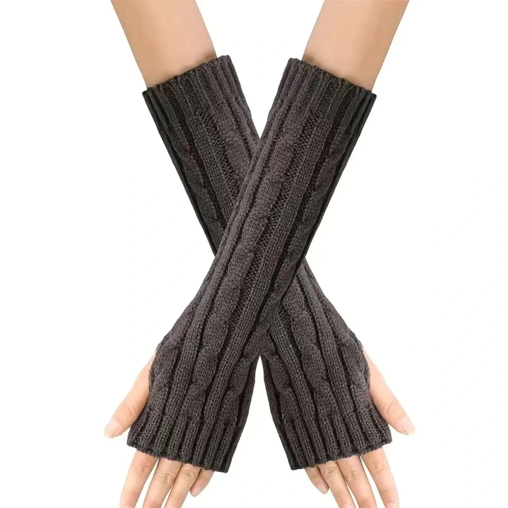 🌸BACK IN!! 2 PAIR 12” Cable Knit Hand/Arm Warmers